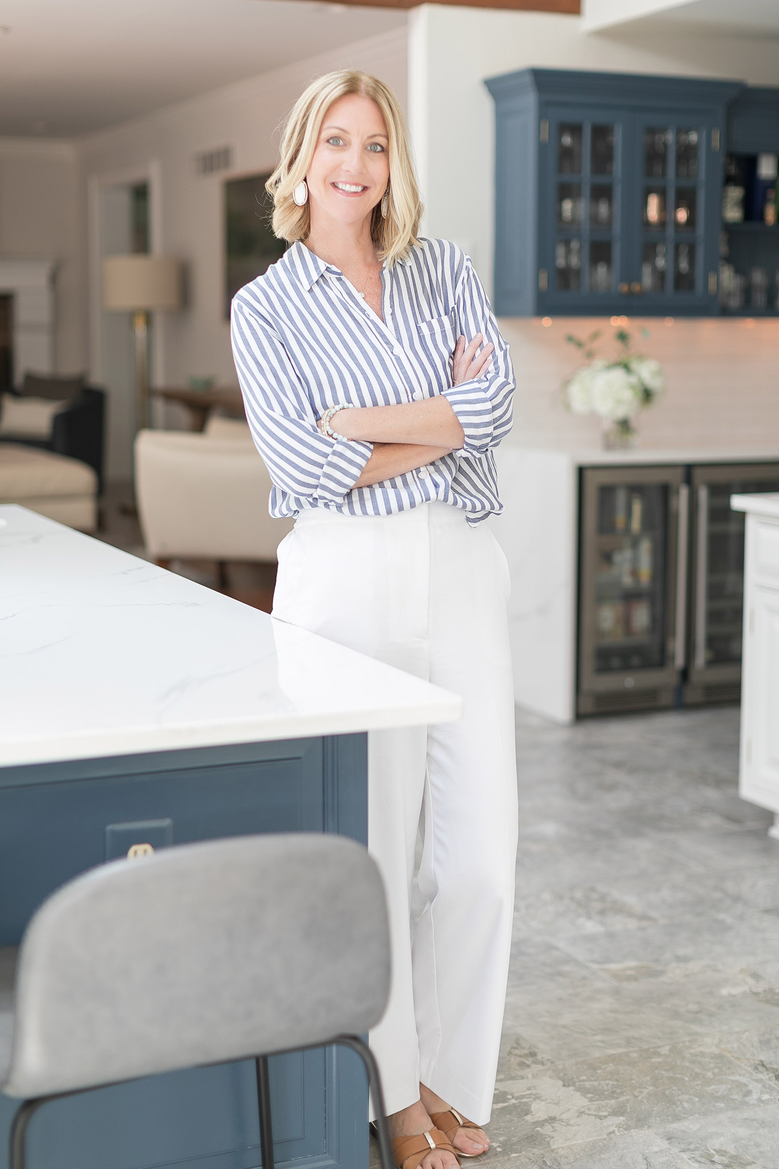 Portrait arms crossed kitchen Portrait arms crossed kitchen